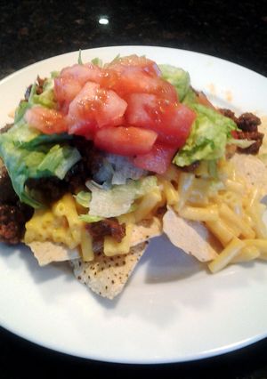 A picture of No ordinary taco salad.