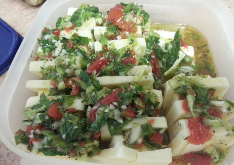 Recipe of Quick Mom&#39;s Marinated Cheese