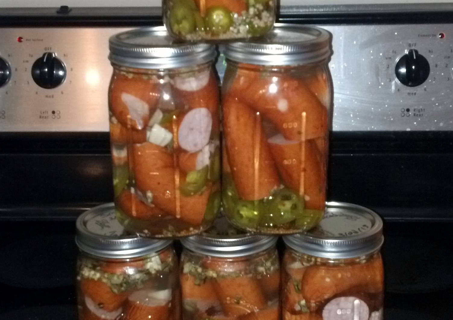 Qtip's pickled sausage Recipe by qtip Cookpad