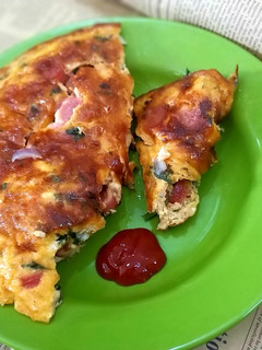 Foto resep Telur dadar sosis