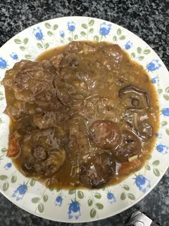 Una foto de 625. Fricandó de ternera y setas (principal carne)