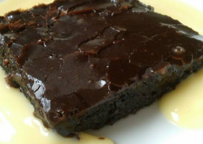 vickys gooey cinnamon chocolate cake gf df ef sf nf recipe main photo