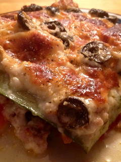 A picture of Zucchini And Sausage Lasagna.