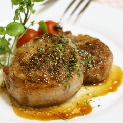 A picture of Pork Roll Steaks with Thinly Sliced Pork.