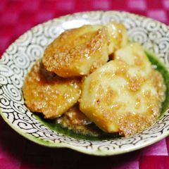 A picture of Stewed Taro Potato Soboro Tumble.