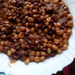 A picture of Githeri stew.