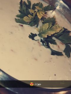 صورة لوصفة شوربة بحريه بالكريمة