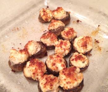 Popular Cuisine Vegetarian Creamy Parmesan Garlic And Cream Cheese Stuffed Mushrooms Most Delicious
