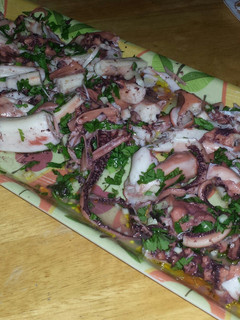A picture of Octopus and Coriander Salad.