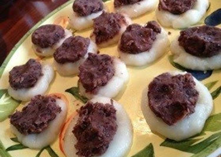 Easy Sweet Bean Paste on Mochi &ndash; For Those Abroad