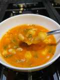 🍜SOPA FAGIOLI Y CANELLINI BEANS🥬🥰🥣