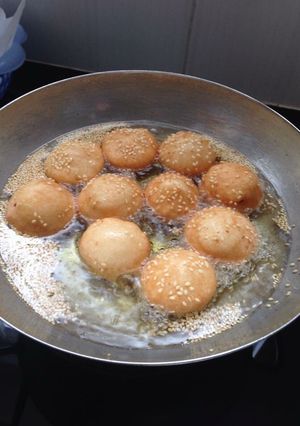 Hình của món Bánh cam chiên.