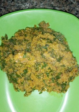 A picture of Jellof couscous.