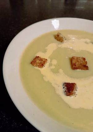 A picture of Leek and Potato Soup.