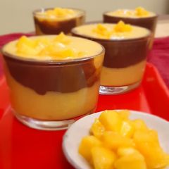 A picture of Mango chocolate smoothie.