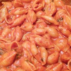 A picture of Easy mushroom pasta.