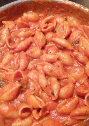 A picture of Easy mushroom pasta.