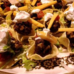 A picture of Mini taco appetizers.