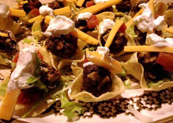 Mini taco appetizers