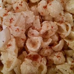 A picture of Deviled Egg Macaroni Salad.