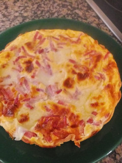 Una foto de Sabroso y cremoso quiche😍