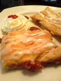 sunshines's cream cheese cherry braid danish