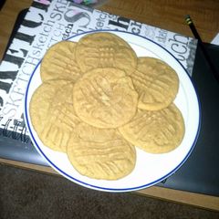 A picture of Peanut Butter Cookies (:.