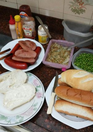 A picture of Vienne sausage Brazilian hotdog.