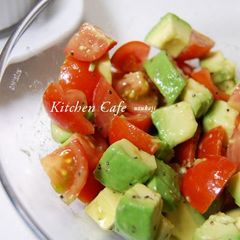 A picture of Tomato and Avocado Salad.