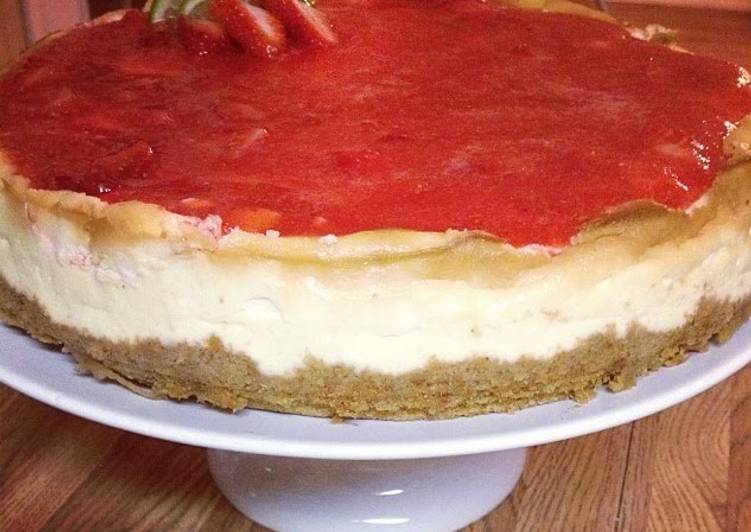 Recipe of Super Quick Homemade Strawberry Lime Cheesecake