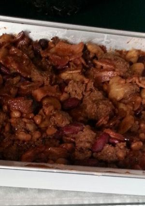 A picture of Baked Ranch Beans.