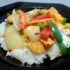 A picture of Sazón Chicken Stirfry.