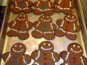A picture of soft gingerbread cookies