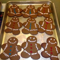 A picture of Gingerbread cookies.