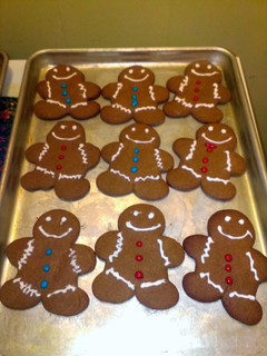 A picture of Gingerbread cookies.