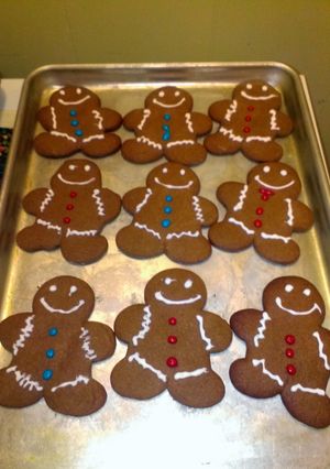 A picture of Gingerbread cookies.