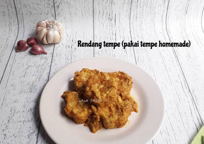 Ini dia! Resep enak bikin Rendang tempe (pakai tempe homemade) dijamin sempurna