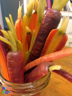 A picture of Quick Pickle Carrots.