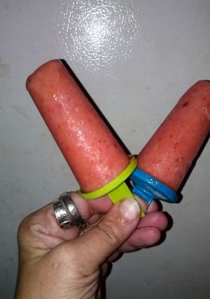 A picture of Mae's Frozen 100% Fruit Bars.