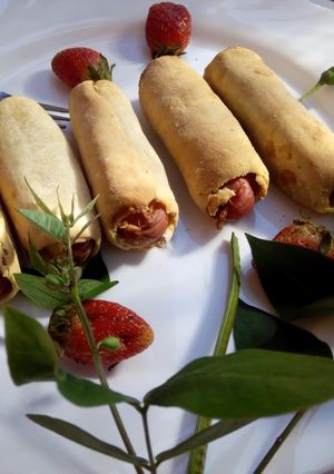 A picture of Sausage rolls.