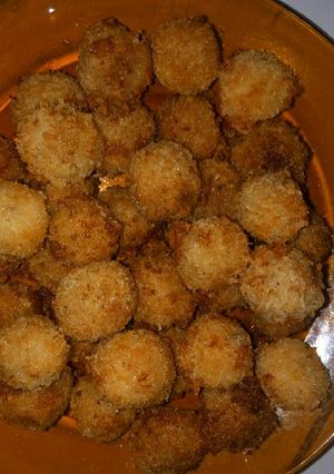Foto resep Bola keju, nasi & ikan