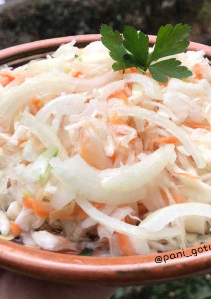 Квашена капуста з медом