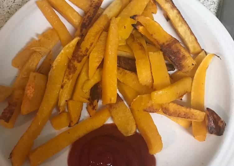 Step-by-Step Guide to Make Super Quick Homemade Alkaline - Butternut Squash Fries