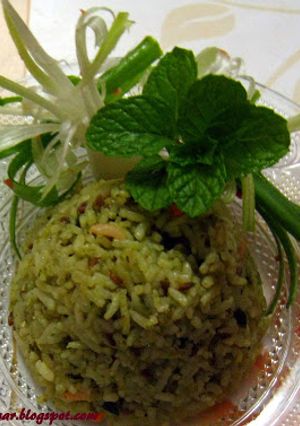 A picture of Mint Rice.