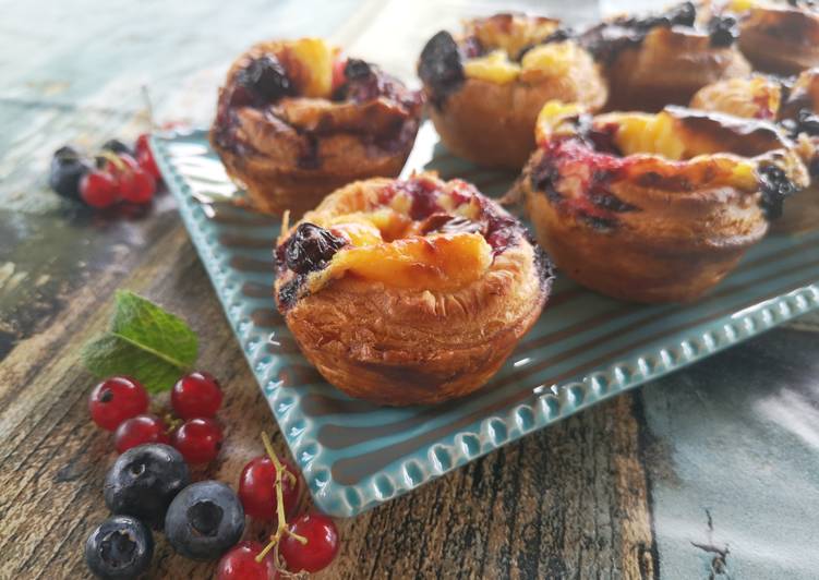 Le moyen le plus simple à Faire Fait maison Pâte feuilleté aux fruits