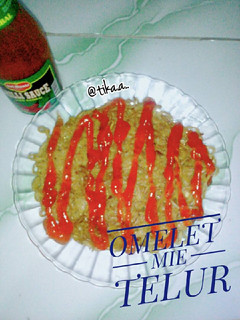 Foto resep Omelet Mie Telur