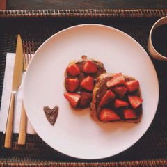 A picture of Nutella's French Toast.