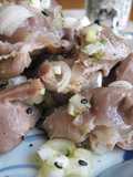 Done in Less Than 5 Minutes - Gizzards with Scallion Oil