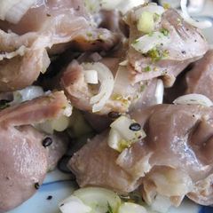 A picture of Done in Less Than 5 Minutes - Gizzards with Scallion Oil.