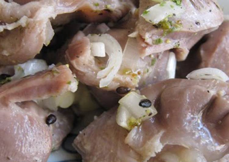 Easiest Way to Prepare Quick Done in Less Than 5 Minutes - Gizzards with Scallion Oil
